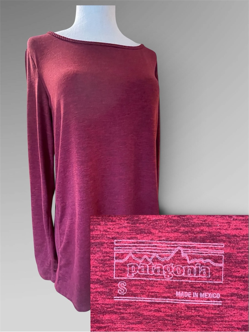 Patagonia Long Sleeve Split Back Drape
